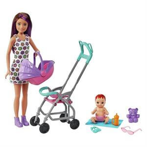 Barbie Skipper Babysitters Pushchair Playset & Dolls